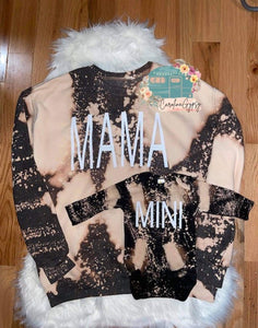 Bleached Mama & Mini Set (As Shown)