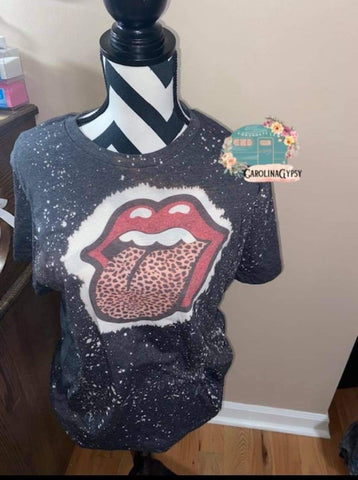 Bleached Leopard Tongue Tee