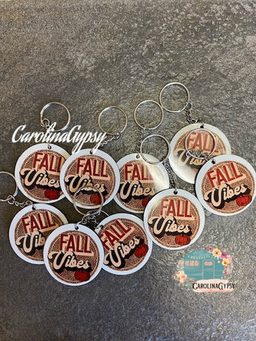 Fall Vibes Keychains WS