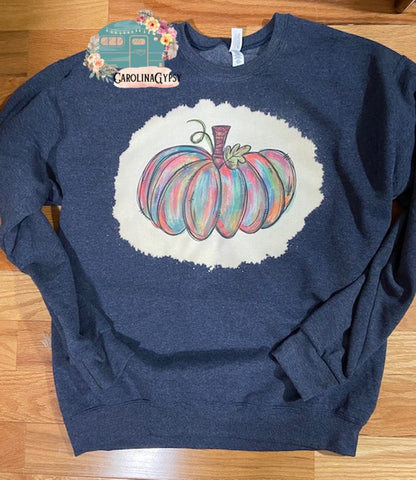 Colorful Pumpkin Fall sweatshirt