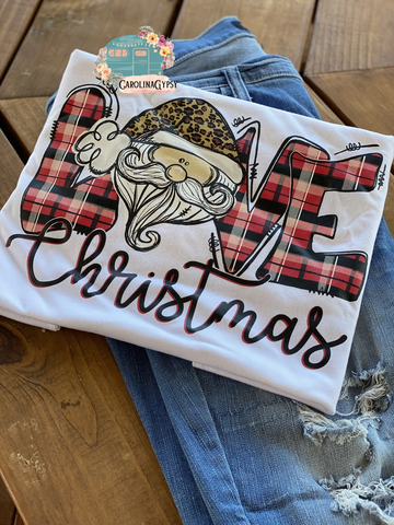 Love Christmas Short Sleeve Tee