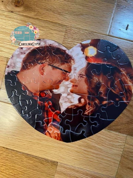 Custom Heart Shaped Puzzles